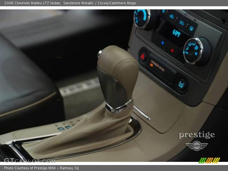 Sandstone Metallic / Cocoa/Cashmere Beige 2008 Chevrolet Malibu LTZ Sedan