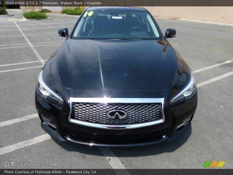 Malbec Black / Graphite 2014 Infiniti Q 50 3.7 Premium