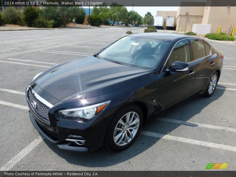 Malbec Black / Graphite 2014 Infiniti Q 50 3.7 Premium