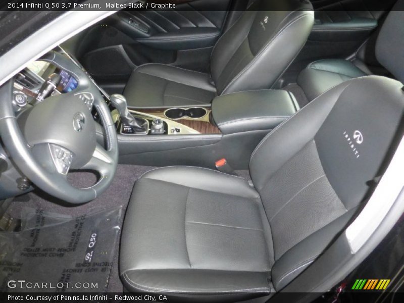 Malbec Black / Graphite 2014 Infiniti Q 50 3.7 Premium