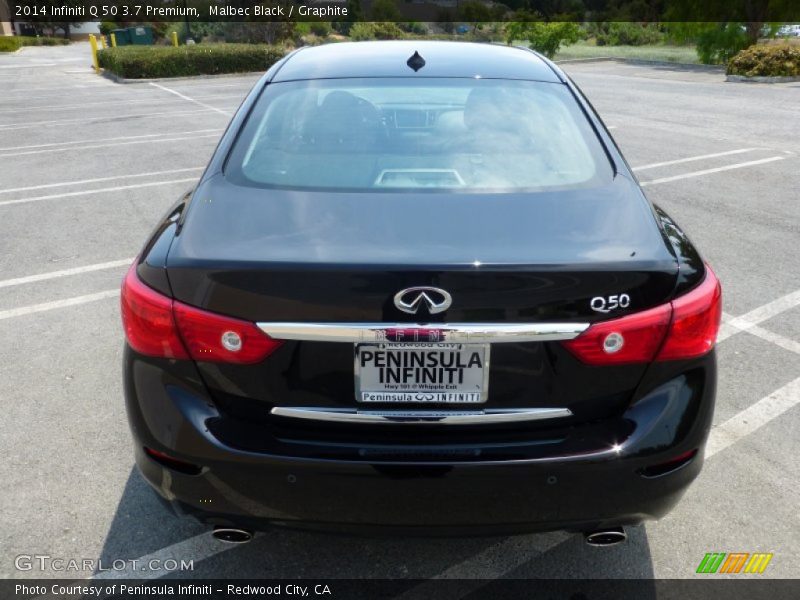Malbec Black / Graphite 2014 Infiniti Q 50 3.7 Premium