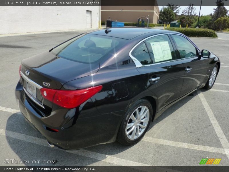 Malbec Black / Graphite 2014 Infiniti Q 50 3.7 Premium
