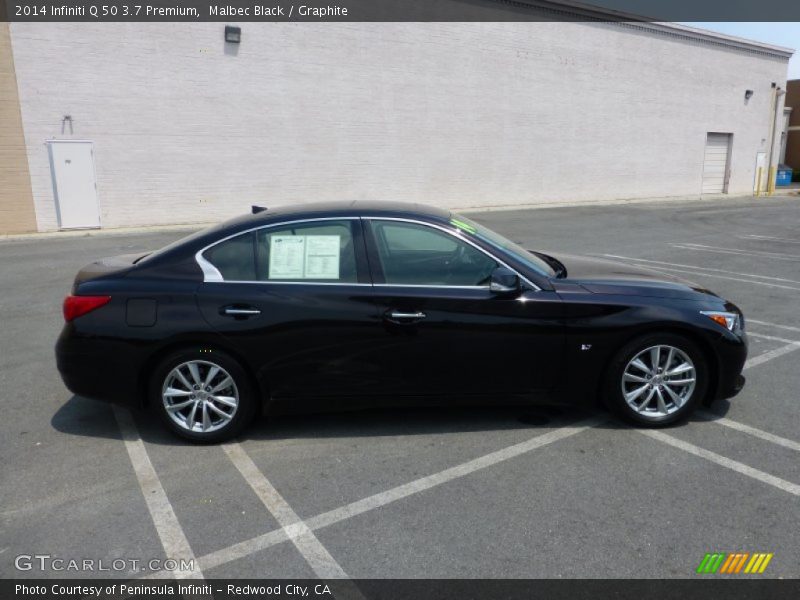 Malbec Black / Graphite 2014 Infiniti Q 50 3.7 Premium