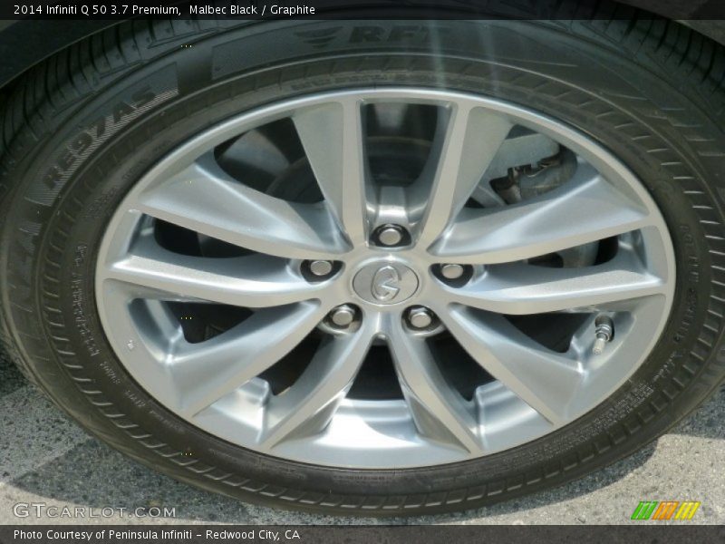 Malbec Black / Graphite 2014 Infiniti Q 50 3.7 Premium