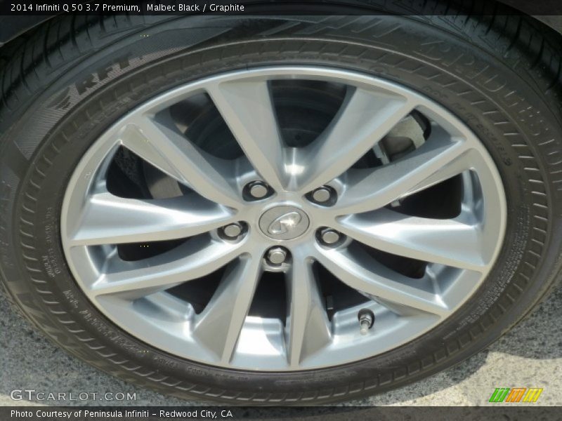 Malbec Black / Graphite 2014 Infiniti Q 50 3.7 Premium