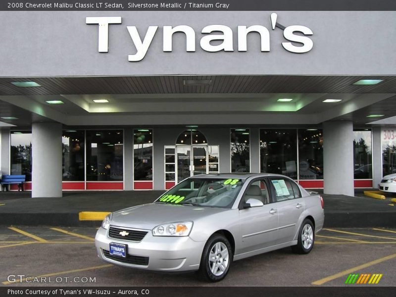 Silverstone Metallic / Titanium Gray 2008 Chevrolet Malibu Classic LT Sedan