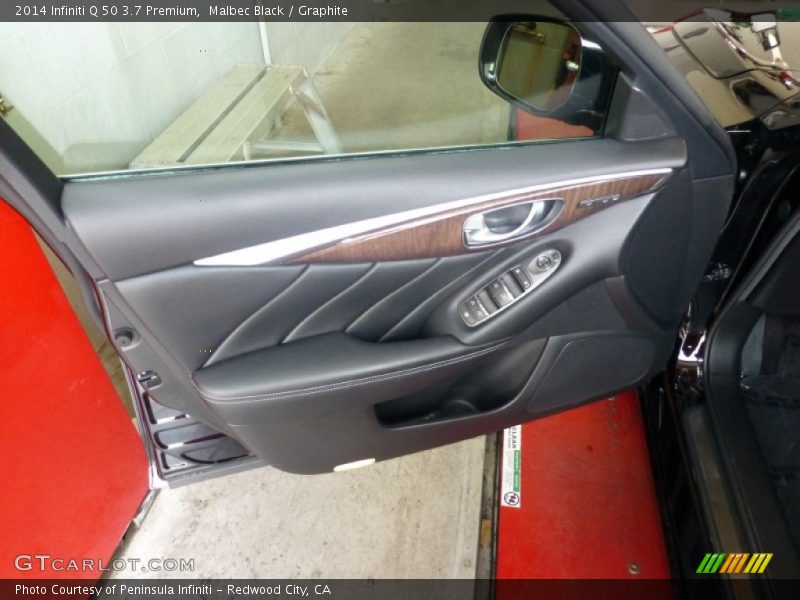 Malbec Black / Graphite 2014 Infiniti Q 50 3.7 Premium