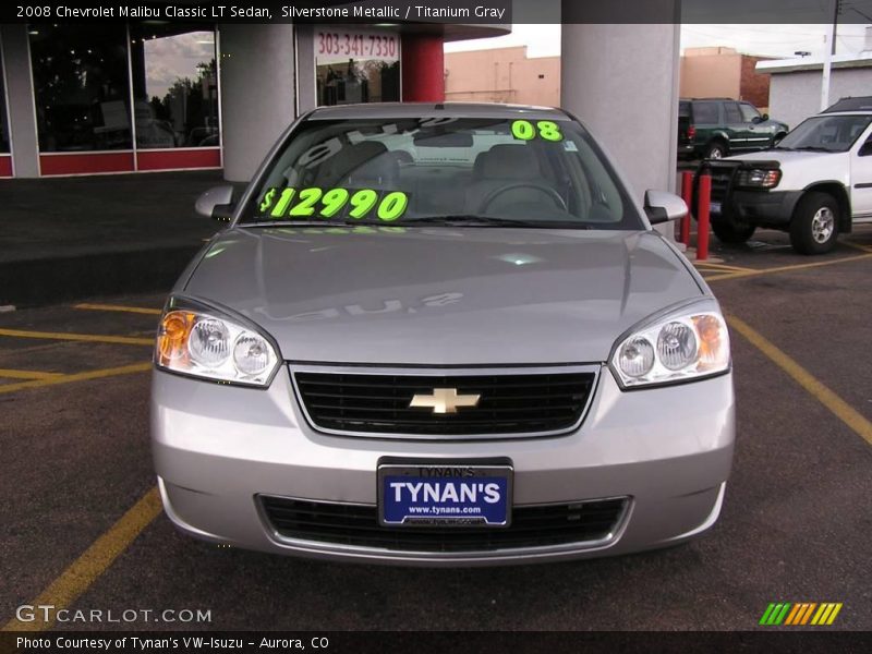 Silverstone Metallic / Titanium Gray 2008 Chevrolet Malibu Classic LT Sedan