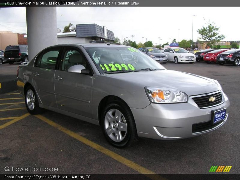 Silverstone Metallic / Titanium Gray 2008 Chevrolet Malibu Classic LT Sedan