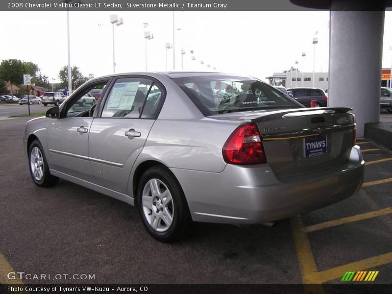 Silverstone Metallic / Titanium Gray 2008 Chevrolet Malibu Classic LT Sedan