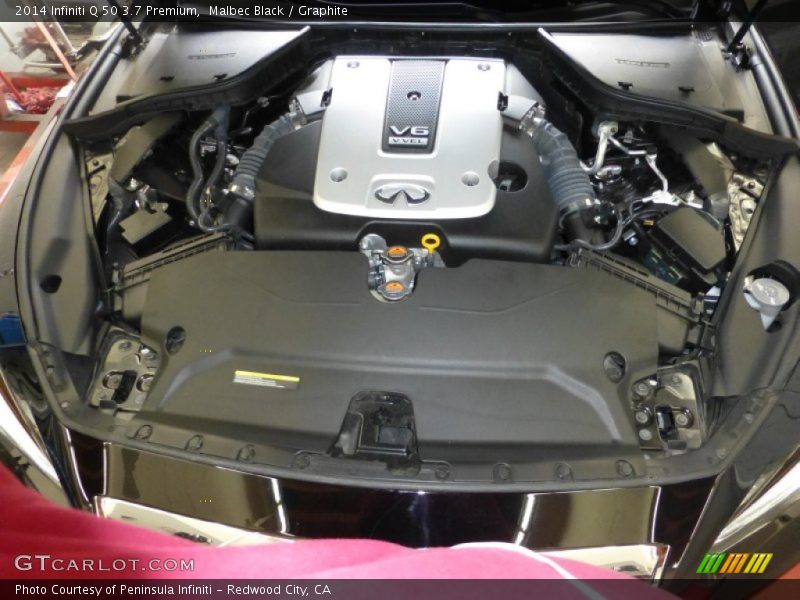 Malbec Black / Graphite 2014 Infiniti Q 50 3.7 Premium