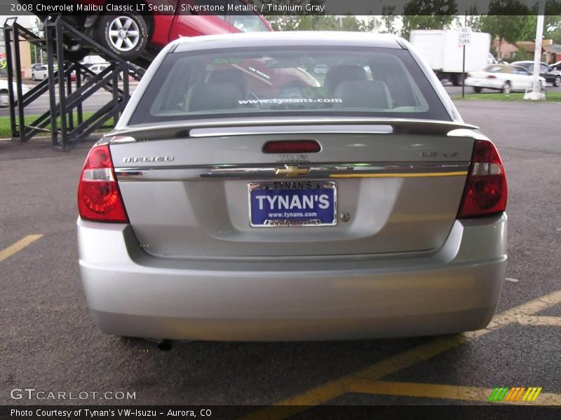 Silverstone Metallic / Titanium Gray 2008 Chevrolet Malibu Classic LT Sedan