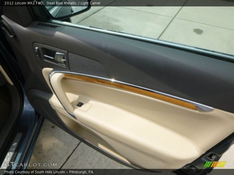 Steel Blue Metallic / Light Camel 2012 Lincoln MKZ FWD