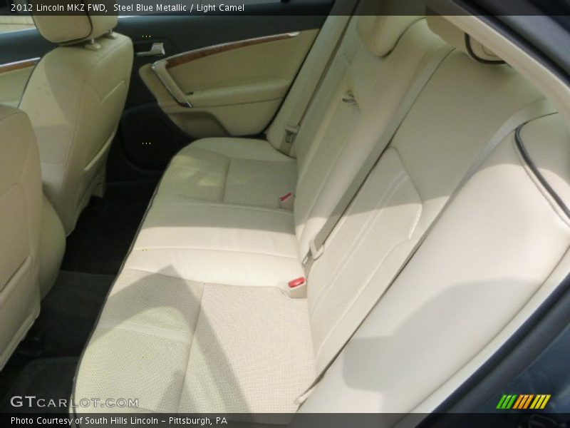 Steel Blue Metallic / Light Camel 2012 Lincoln MKZ FWD