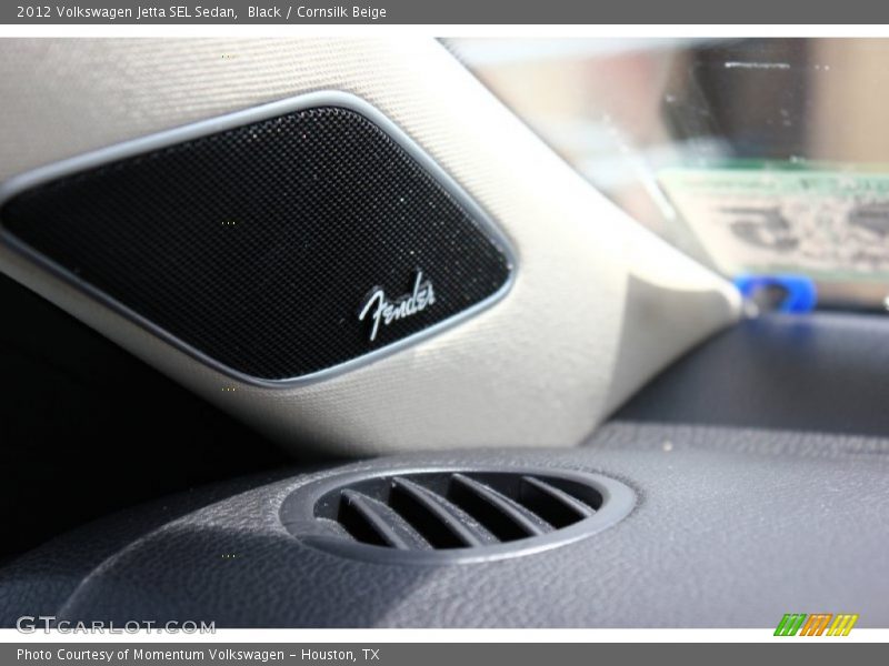 Black / Cornsilk Beige 2012 Volkswagen Jetta SEL Sedan
