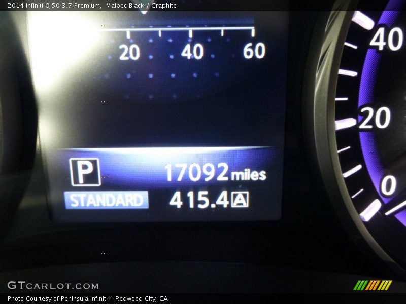 Malbec Black / Graphite 2014 Infiniti Q 50 3.7 Premium
