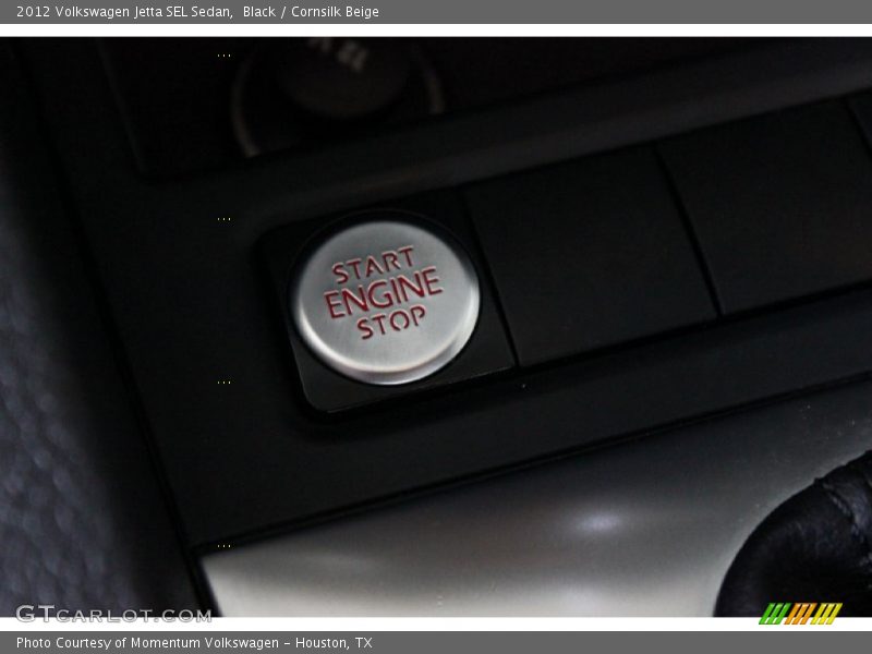 Black / Cornsilk Beige 2012 Volkswagen Jetta SEL Sedan