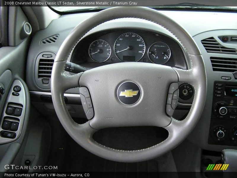 Silverstone Metallic / Titanium Gray 2008 Chevrolet Malibu Classic LT Sedan