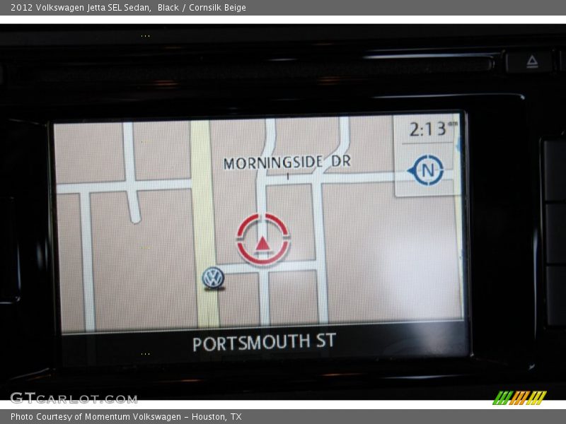 Black / Cornsilk Beige 2012 Volkswagen Jetta SEL Sedan