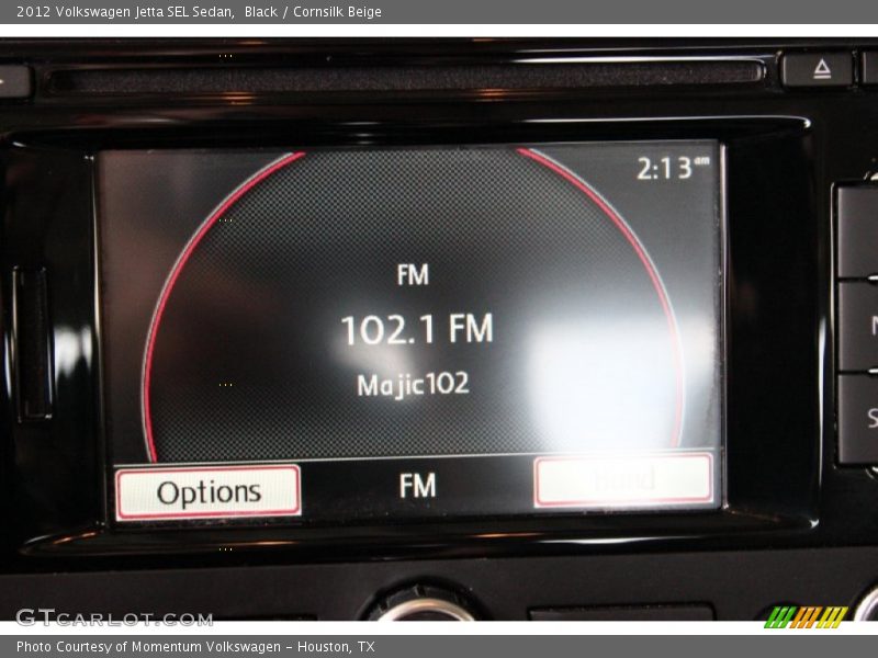 Black / Cornsilk Beige 2012 Volkswagen Jetta SEL Sedan