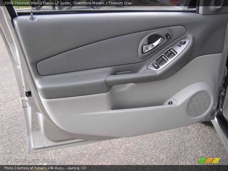 Silverstone Metallic / Titanium Gray 2008 Chevrolet Malibu Classic LT Sedan