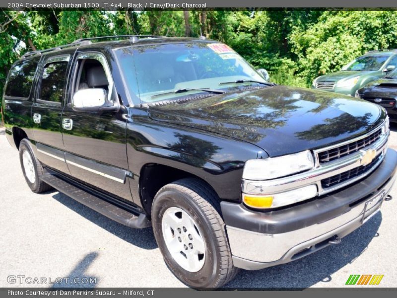 Black / Gray/Dark Charcoal 2004 Chevrolet Suburban 1500 LT 4x4