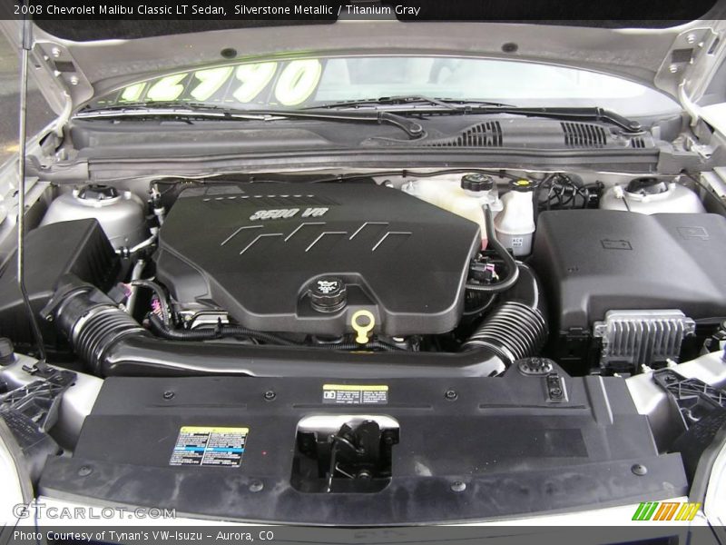 Silverstone Metallic / Titanium Gray 2008 Chevrolet Malibu Classic LT Sedan