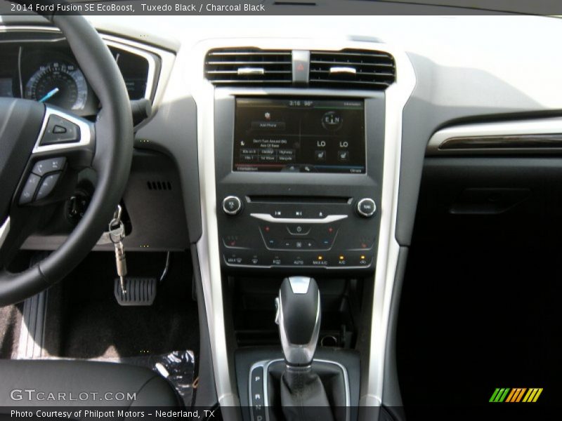 Tuxedo Black / Charcoal Black 2014 Ford Fusion SE EcoBoost