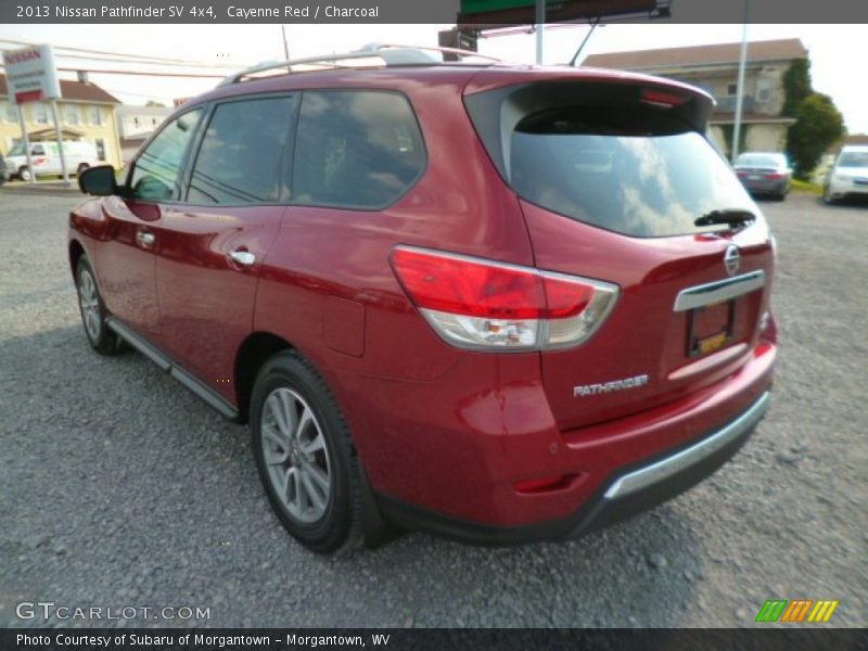 Cayenne Red / Charcoal 2013 Nissan Pathfinder SV 4x4