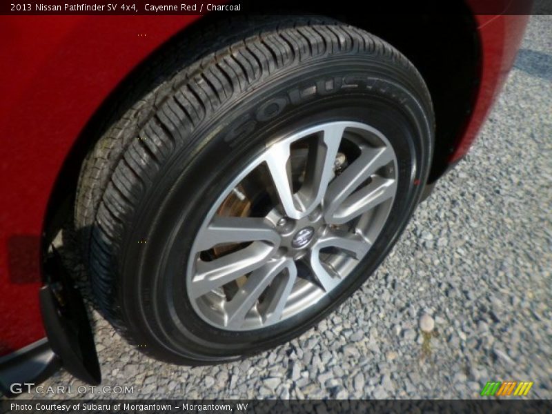 Cayenne Red / Charcoal 2013 Nissan Pathfinder SV 4x4