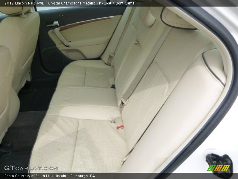 Crystal Champagne Metallic Tri-Coat / Light Camel 2012 Lincoln MKZ AWD