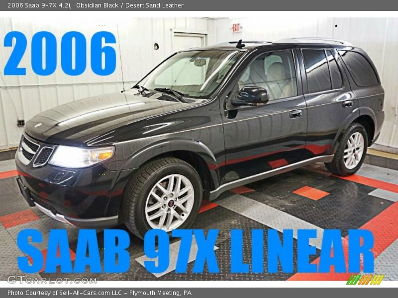 Obsidian Black / Desert Sand Leather 2006 Saab 9-7X 4.2i