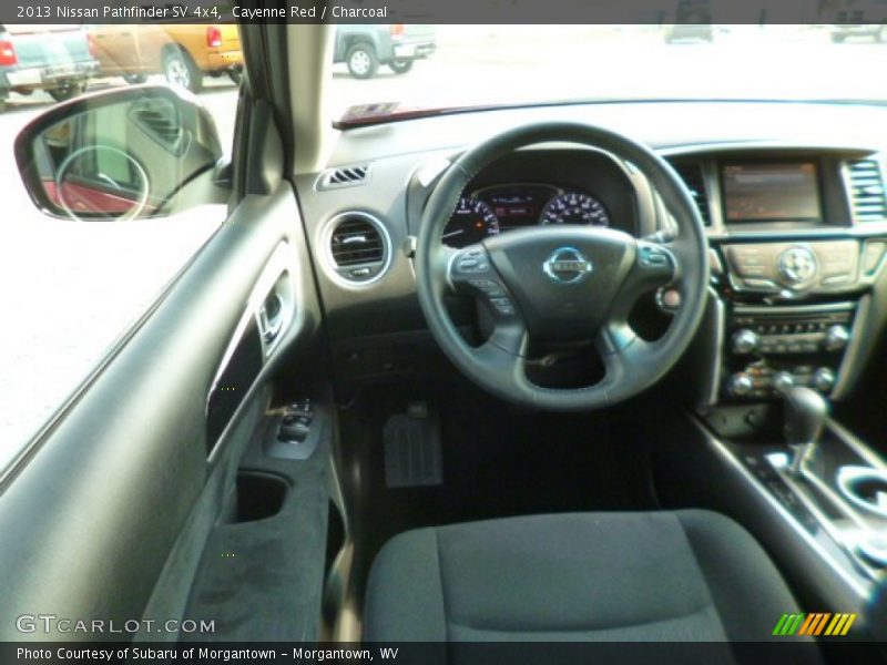 Cayenne Red / Charcoal 2013 Nissan Pathfinder SV 4x4