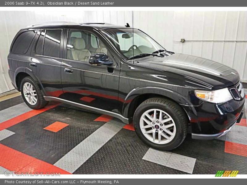 Obsidian Black / Desert Sand Leather 2006 Saab 9-7X 4.2i