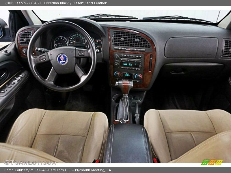 Obsidian Black / Desert Sand Leather 2006 Saab 9-7X 4.2i