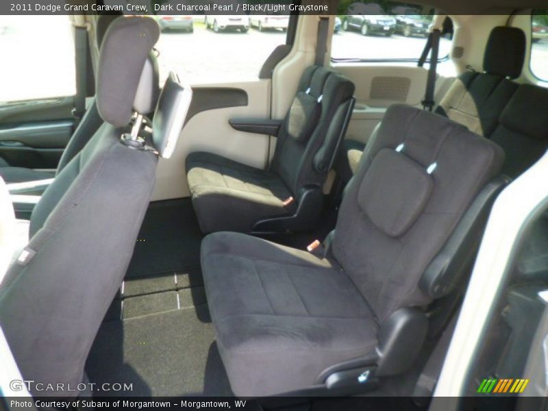 Dark Charcoal Pearl / Black/Light Graystone 2011 Dodge Grand Caravan Crew