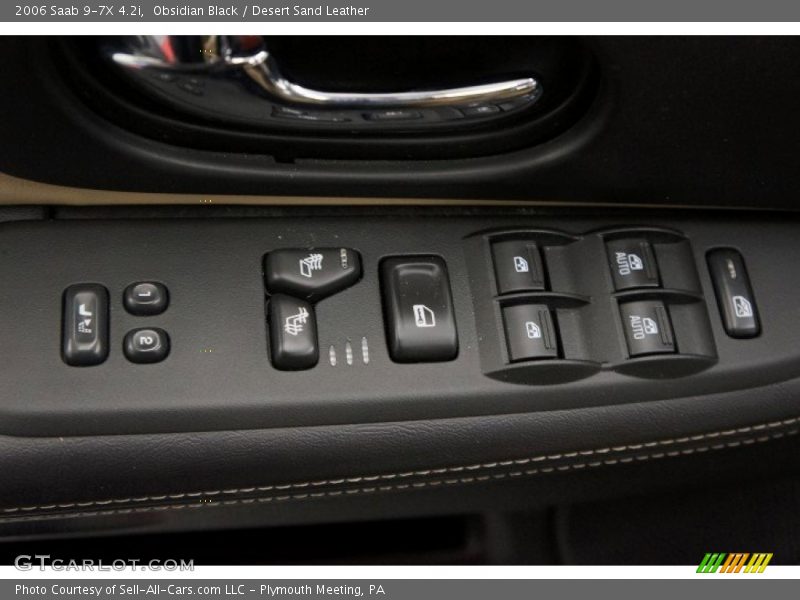 Obsidian Black / Desert Sand Leather 2006 Saab 9-7X 4.2i