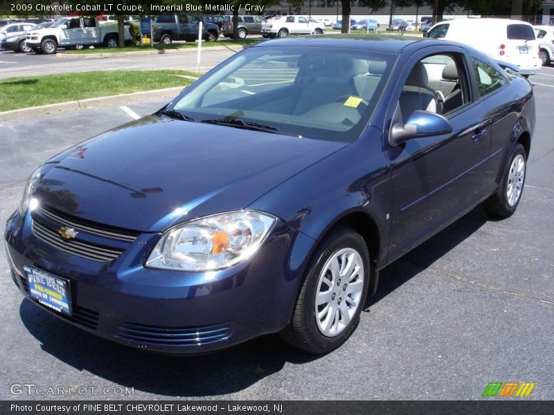 Imperial Blue Metallic / Gray 2009 Chevrolet Cobalt LT Coupe