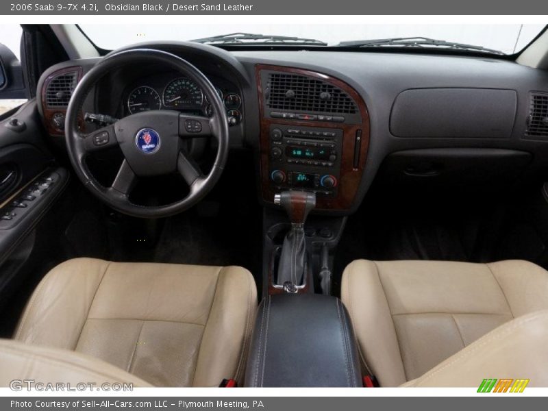 Obsidian Black / Desert Sand Leather 2006 Saab 9-7X 4.2i