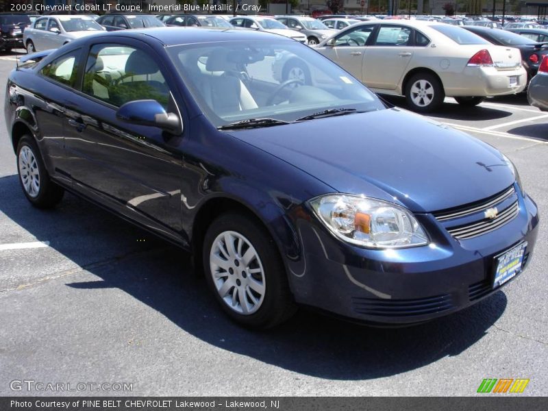 Imperial Blue Metallic / Gray 2009 Chevrolet Cobalt LT Coupe