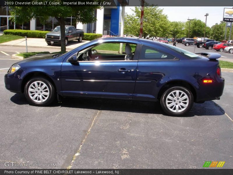 Imperial Blue Metallic / Gray 2009 Chevrolet Cobalt LT Coupe
