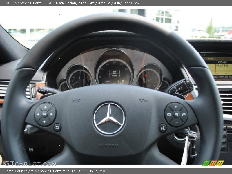  2012 E 350 4Matic Sedan Steering Wheel