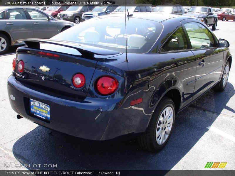 Imperial Blue Metallic / Gray 2009 Chevrolet Cobalt LT Coupe