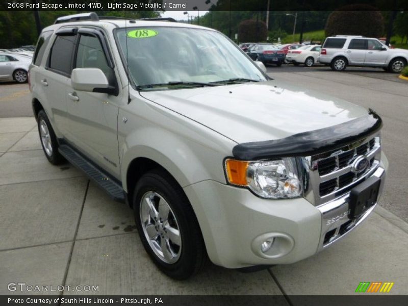 Light Sage Metallic / Camel 2008 Ford Escape Limited 4WD