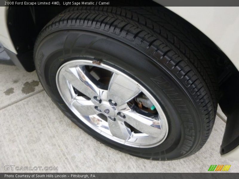 Light Sage Metallic / Camel 2008 Ford Escape Limited 4WD