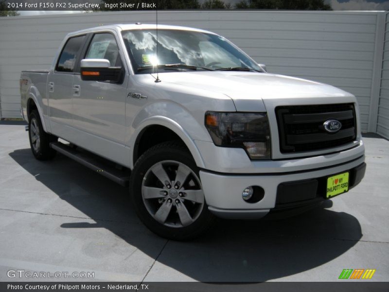 Ingot Silver / Black 2014 Ford F150 FX2 SuperCrew