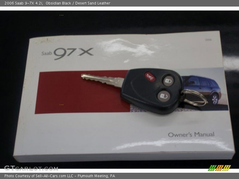 Obsidian Black / Desert Sand Leather 2006 Saab 9-7X 4.2i