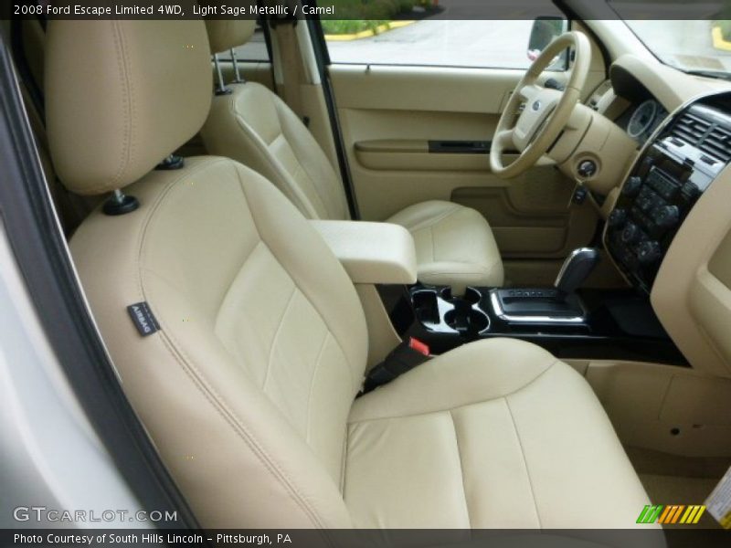 Light Sage Metallic / Camel 2008 Ford Escape Limited 4WD