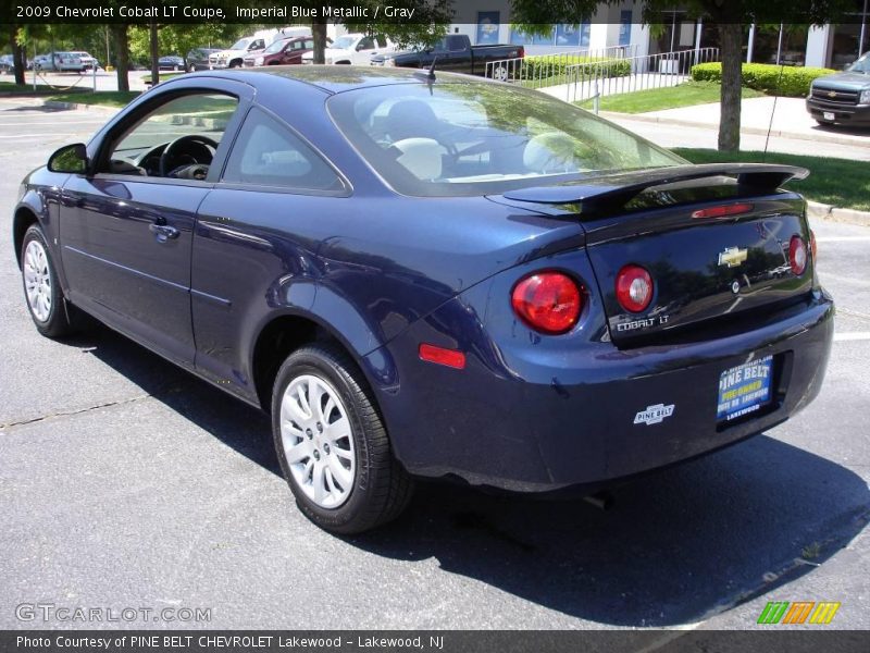 Imperial Blue Metallic / Gray 2009 Chevrolet Cobalt LT Coupe