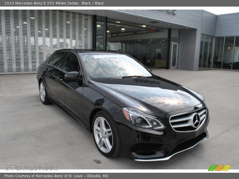 Black / Black 2014 Mercedes-Benz E 350 4Matic Sedan